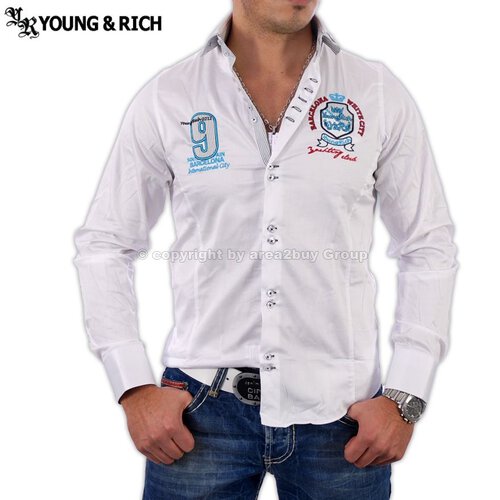 Young&Rich Hemd 6039 Wei M