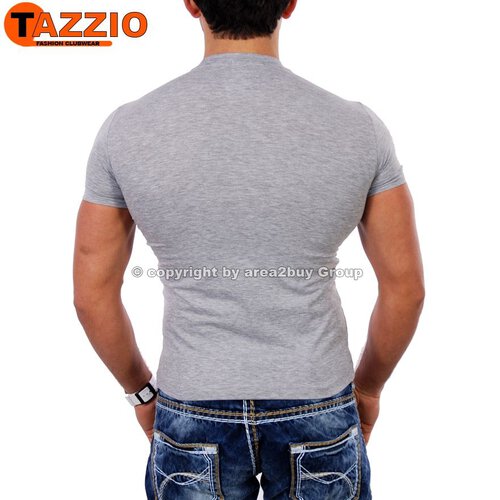 Tazzio TZ-4012 NPA Party Klassiker T-shirt grau M