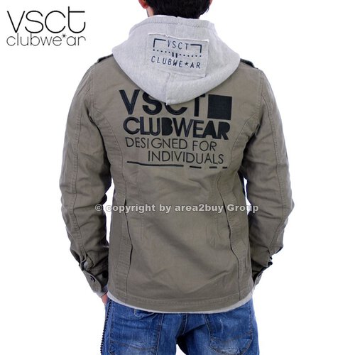 Vsct V-5920247 Winter Parker Jacke mit Kapuzen sweater Khaki