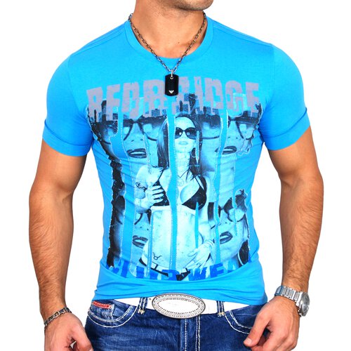 Redbridge Herren Party Clubwear Print T-Shirt RB-1464