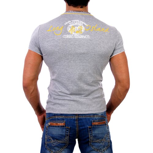 Kickdown Herren Y-Neck Club Style T-Shirt K-2314