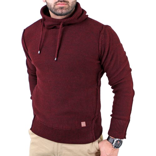 Reslad Herren Vintage Huge Collar Sweatshirt Pullover RS-3212