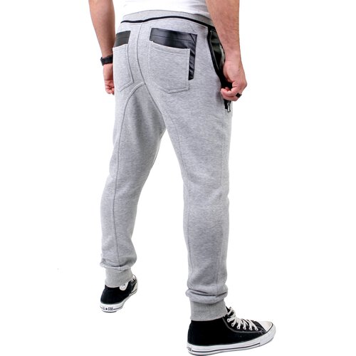 VSCT Herren New Age Sweatpants Leder Pocket Jogginghose V-5641148
