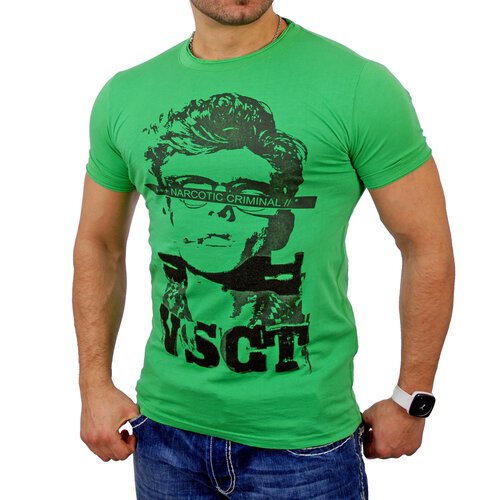 VSCT T-Shirt Herren Narcotic Criminal Tee Man V-5640749  Grn M