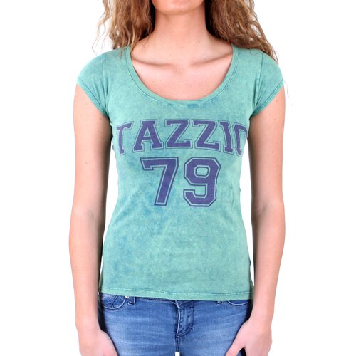 Tazzio T-Shirt Damen Artwork College Team Shirt TZ-712 Grn M