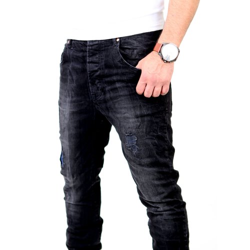 VSCT Herren Jeans Clubwear Noah Black Vintage Hose V-5640899 Schwarz