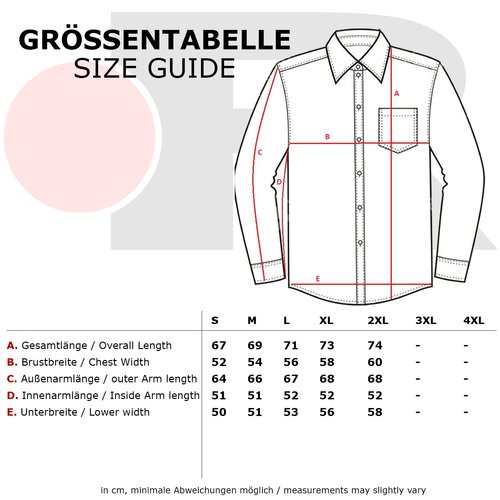 Reslad Herren Hemd Kentkragen Unicolor Langarmhemd RS-7002 Pink XL