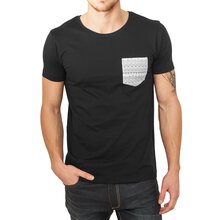 Urban Classics T-Shirt Herren Basic Contrast Pocket...