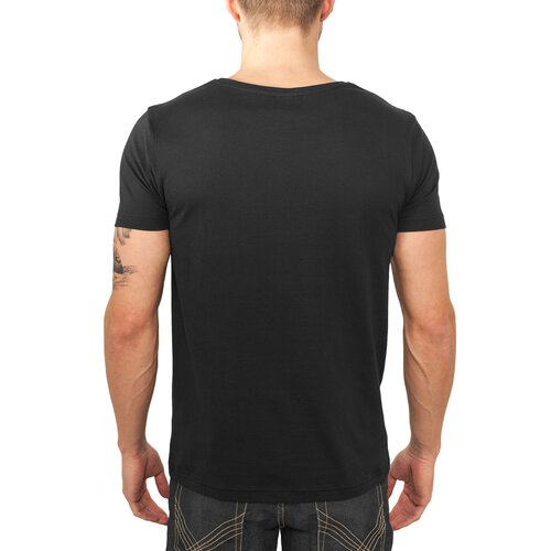 Urban Classics T-Shirt Herren Basic Contrast Pocket Kurzarm Shirt TB-971 Schwarz -Aztec L