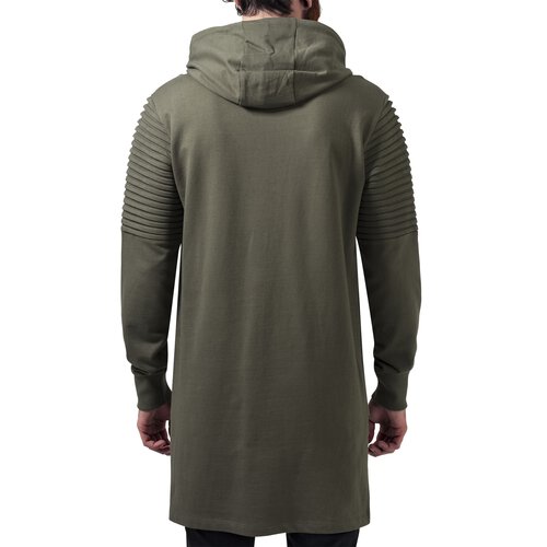 Urban Classics Sweatshirt Herren Pleat Sleeves Terry HiLo Hoody TB-1414 Khaki XL