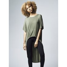 Urban Classics T-Shirt Damen Viscose Oversized Kurzarm...