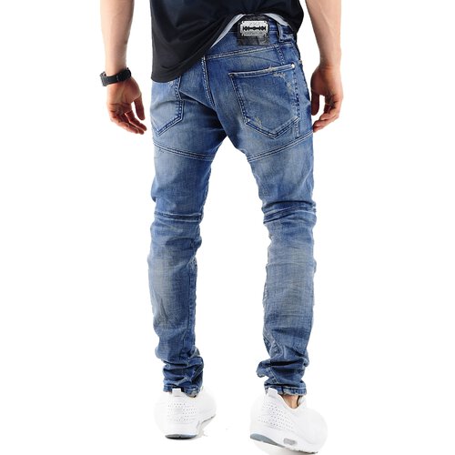 VSCT Jeans Herren Anarchy Heavy Used Blue Stoned Denim Hose V-5641829 Blau W36 / L34