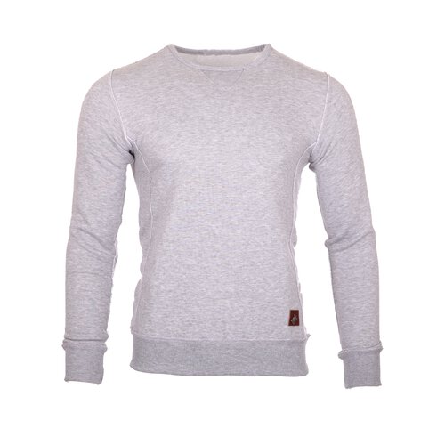 Reslad Sweatshirt Herren-Pullover Basic Look Strick-Pullover RS-1032 Grau 2XL