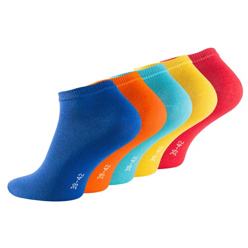 Damen & Herren Sneaker Socken Kurz (10 x Paar) fr Frauen & Mnner aus Baumwolle Einfarbig | Damensocken Quarter Sneakersocken Flinge