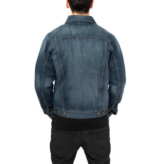 Urban Classics TB-515 Jeans Denim Vintage Jacke d-blau