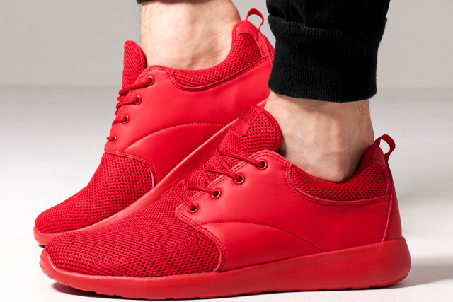 Rote Sneaker Herren sportlich