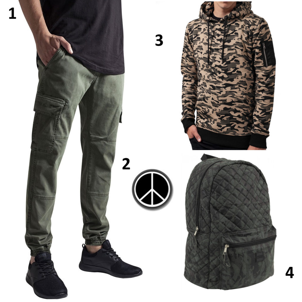 Camouflage Kleidung Outfit