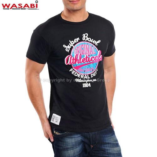 Wasabi athleticals Jonk Men Party Club Style T-shirt schwarz M