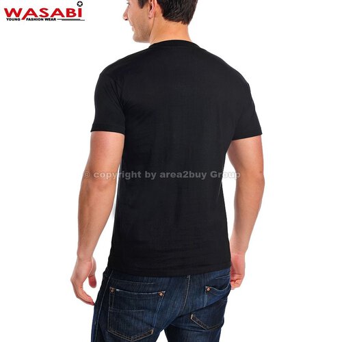 Wasabi athleticals Jonk Men Party Club Style T-shirt schwarz M