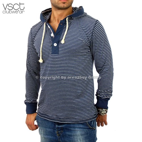 Vsct V-5640661 Kapuzen Pullover Sweatshirt Hoody , Blau S