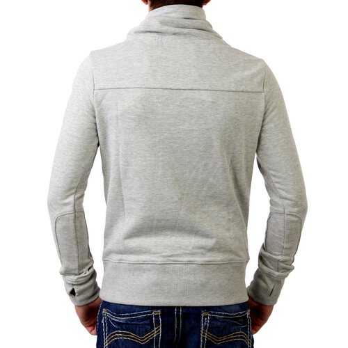 Vsct V-5400324 Huge Collar Sweatshirt Hoody Pullover Grau S