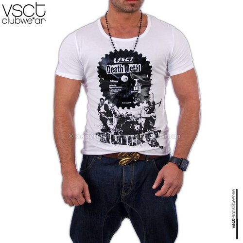 VSCT V-0147 V-Neck T-Shirt Weiß