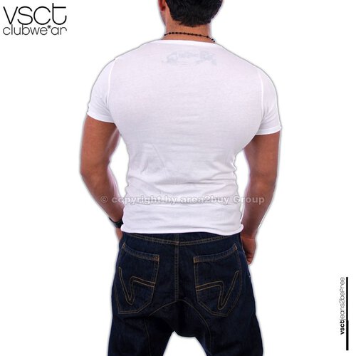 VSCT V-0147 V-Neck T-Shirt Weiß