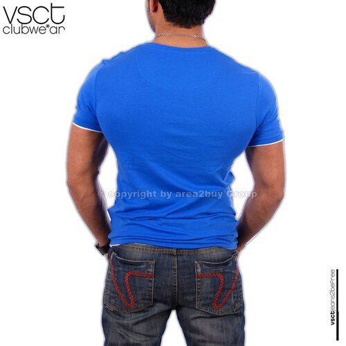 VSCT V-0164 T-Shirt Raceblue blau