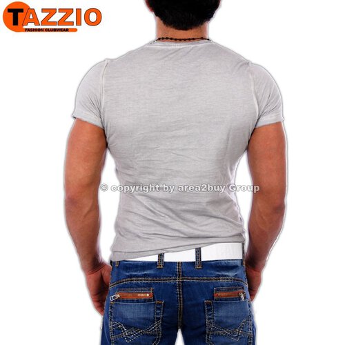Tazzio TZ-1063 Party Club T-Shirt Grau