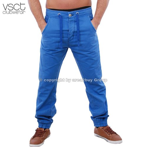 Vsct V-5640326 Chino Hose Herrenhose Stoff-Hose blau