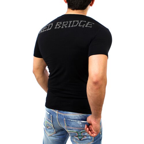 Redbridge Herren Strass Deadhead Print T-Shirt RB-2063