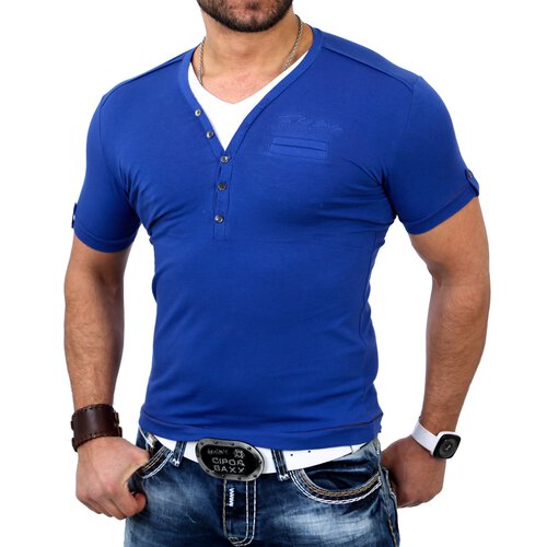 Redbridge Herren V-Neck 2in1 Layer Style T-Shirt RB-1554