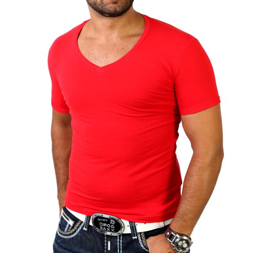 Redbridge Herren V-Neck Basic T-Shirt RB-1494