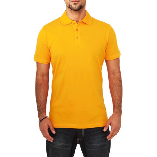 Urban Classics Herren Basic Club Style Poloshirt TB-151 Orange S
