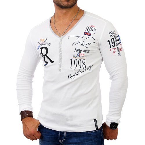 redbridge R-1643 Feinstrick Pullover Longsleeve wei