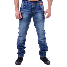 VSCT Herren Clubwear Used Look Denim Jeans Hose V-0140 Blau
