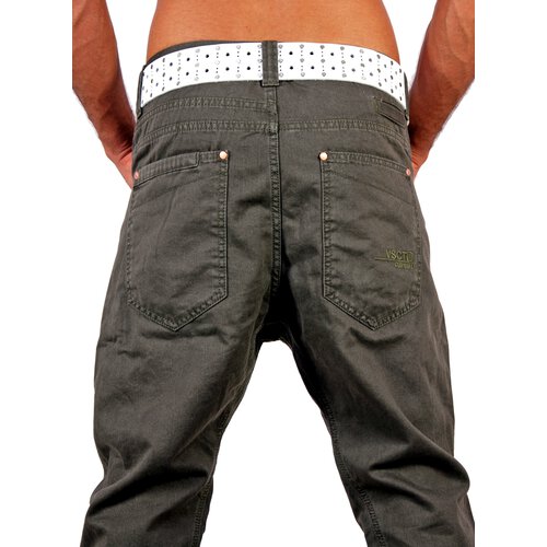 VSCT Herren Clubwear Low Crotch Jeans Hose V-0204 Khaki