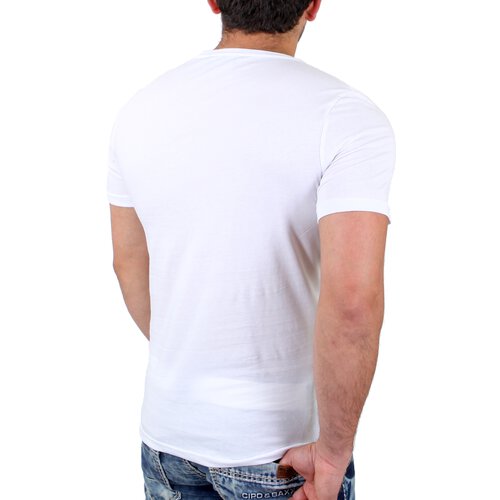 VSCT T-Shirt Herren NYC Mesh Netz Shirt V-5641155 Weiß L