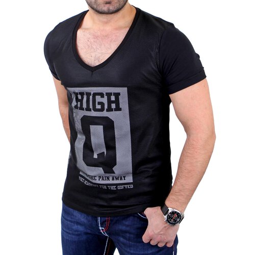 VSCT T-Shirt Herren High Q Mesh Netz Shirt V-5641156 Schwarz L