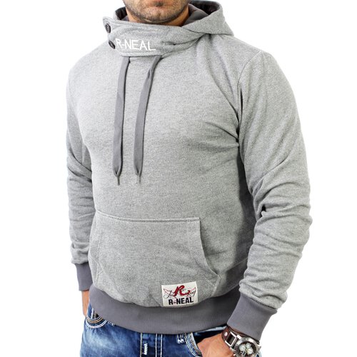 Rusty Neal Sweatshirt Herren melierter Kapuzen Pullover RN-9325-1