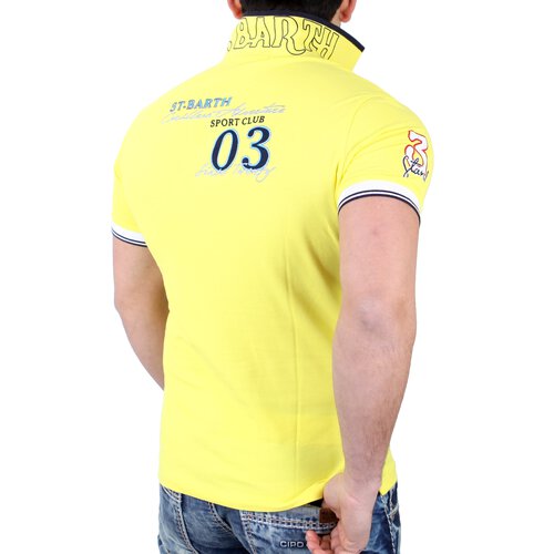 Reslad Poloshirt Herren Exklusiv Club Comfort Polo Hemd mit Stickerei RS-016
