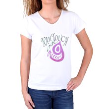 Headshot T-Shirt Damen Touch Or Nah V-Neck Front Print...