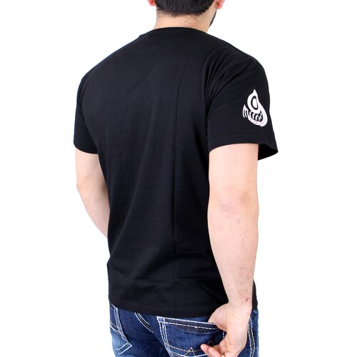 Headshot T-Shirt Herren 187 Prisoner Print Shirt HS-101 Schwarz XL