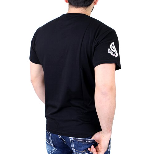 Headshot T-Shirt Herren Love Bad Print Shirt HS-102  Schwarz XL