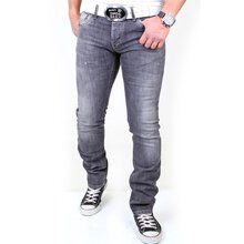 Herren Jeans Designer Kosmo Hose Cargo Style Blau Verwaschen Clubwear Lupo  J6.9 