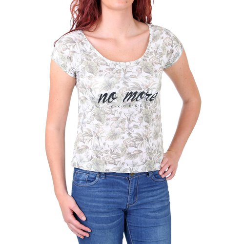 Madonna T-Shirt Damen SOJA Flowers&Leaves Print Shirt MF-408042-V1 Original L
