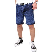Tazzio Jeans Shorts Herren Moon-Washed Jeans-Bermuda...