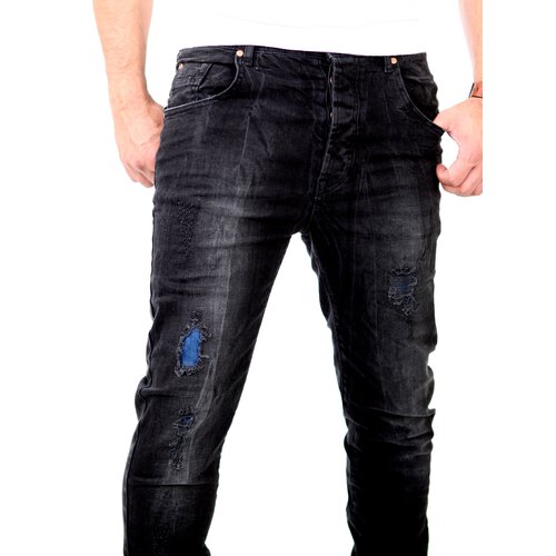 VSCT Herren Jeans Clubwear Noah Black Vintage Hose V-5640899 Schwarz W29 / L32