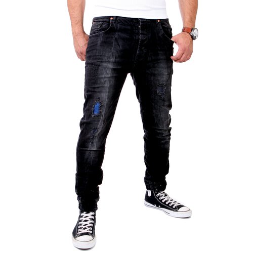 VSCT Herren Jeans Clubwear Noah Black Vintage Hose V-5640899 Schwarz W30 / L32