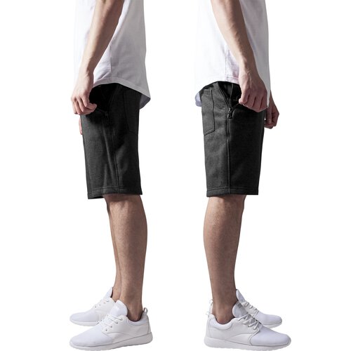 Urban Classics Shorts Herren Side-Zip Leather Imitation Sweatshorts TB-982